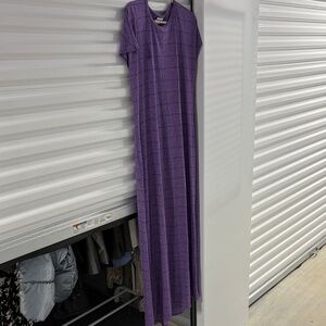 Chic Purple Maxi Dress